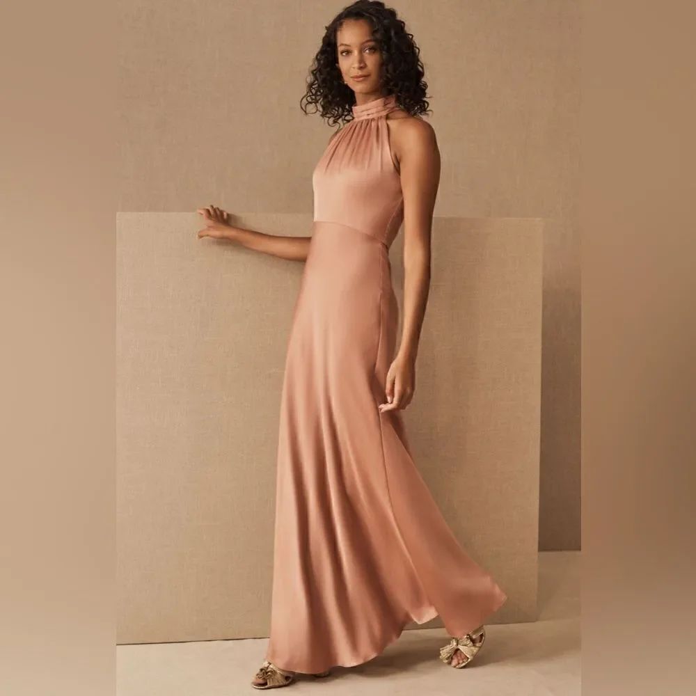 Sachin & Babi Esme Satin Charmeuse Dress/Gown